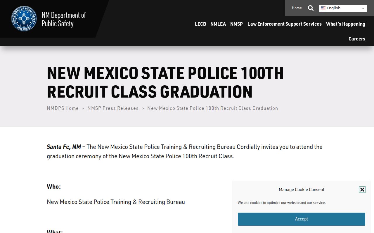 New Mexico State Police channel for Quay County arrest records